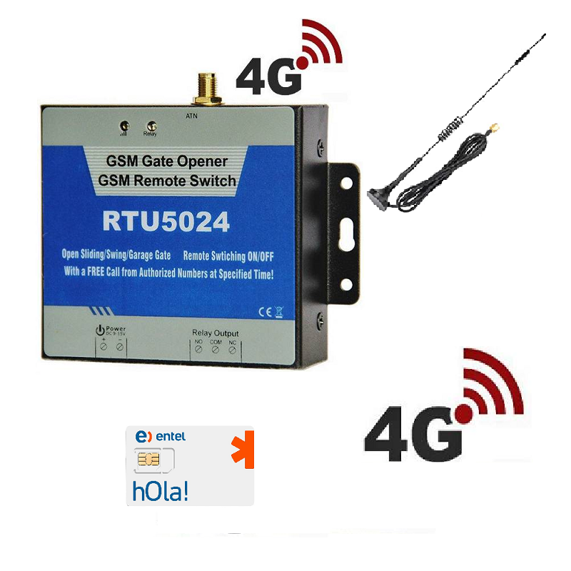 Apertura por Llamada 4G 200 RTU5024 4G